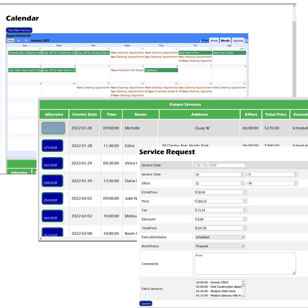 SIRIUS Cleaning Tools works in desktop and mobile